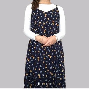 Navy blue modest dress (xxl but works on small)